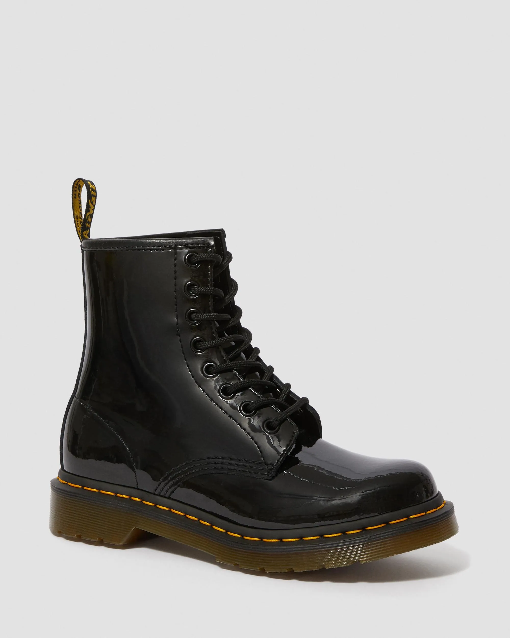 1460 Women's patent leather lace-up boots Dr. Martens