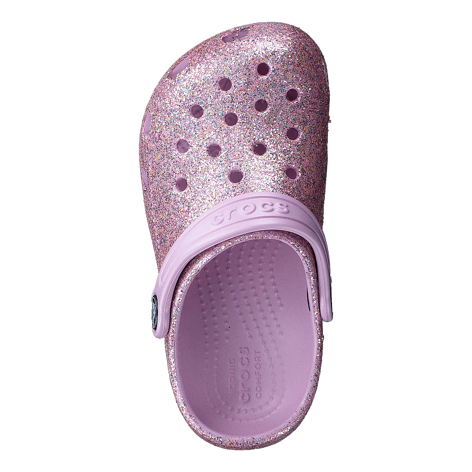 Classic Glitter Clog T White/rainbow