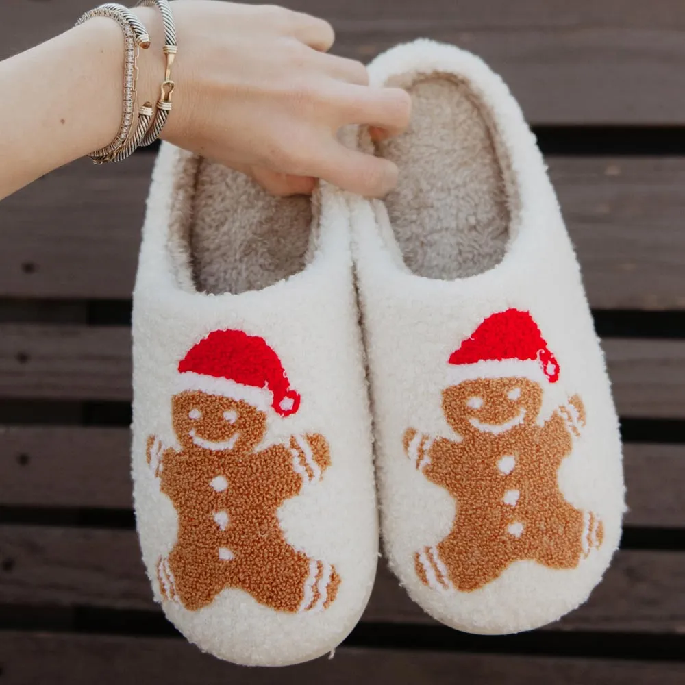 Gingerbread Man Wholesale House Slippers