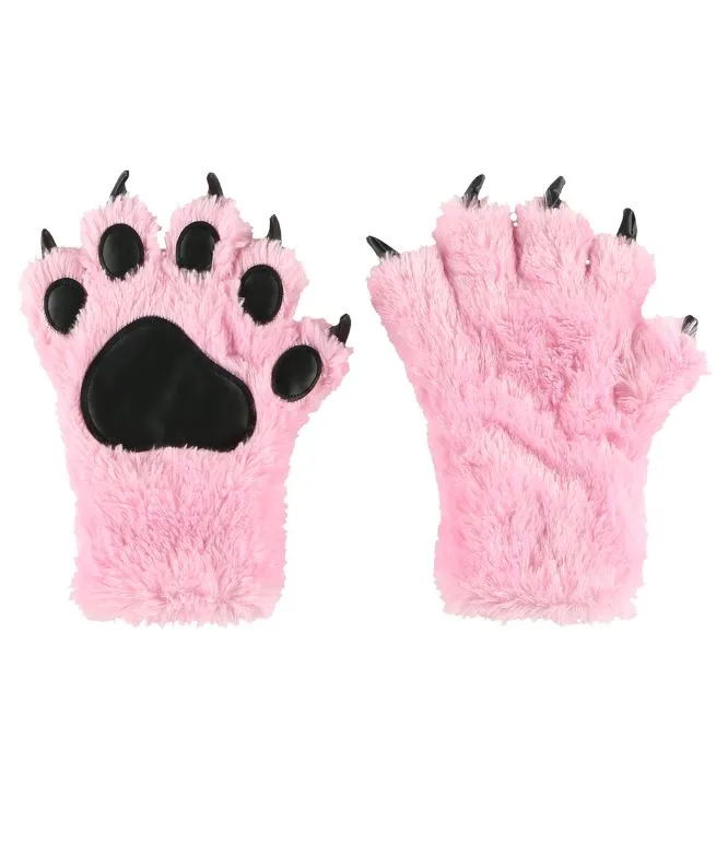 Gloves - Critter Pink Paw