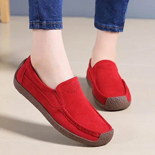 Lace-up Women Flats Comfortable Summer Loafers Women Shoes Breathable leather Sneakers Fashion Black Soft Casual Shoes Female