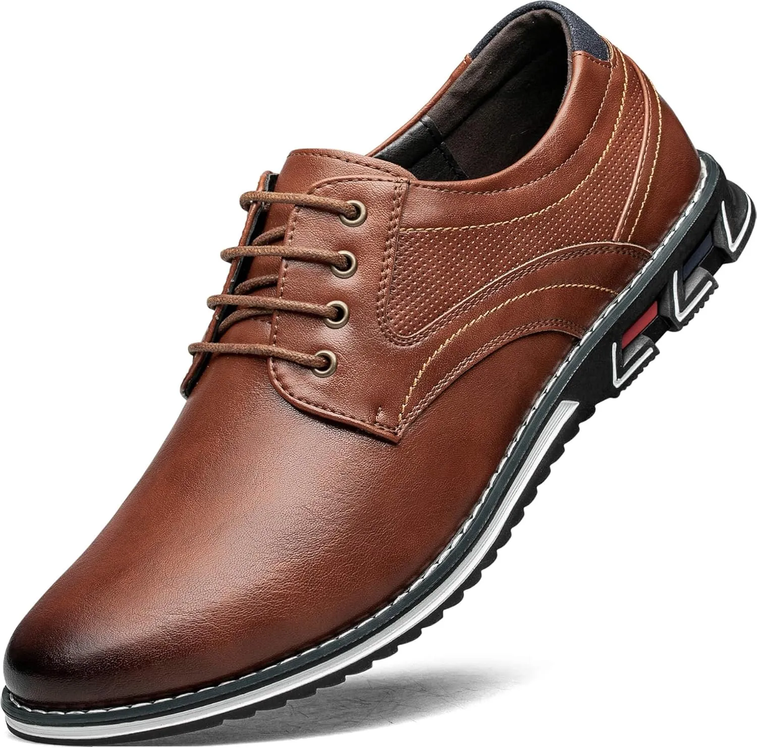 Men's Casual Dress Shoes Comfortable Fashion Dress Sneakers Men Office Classic Mens Oxfords Leather Business Casual Shoes Formal