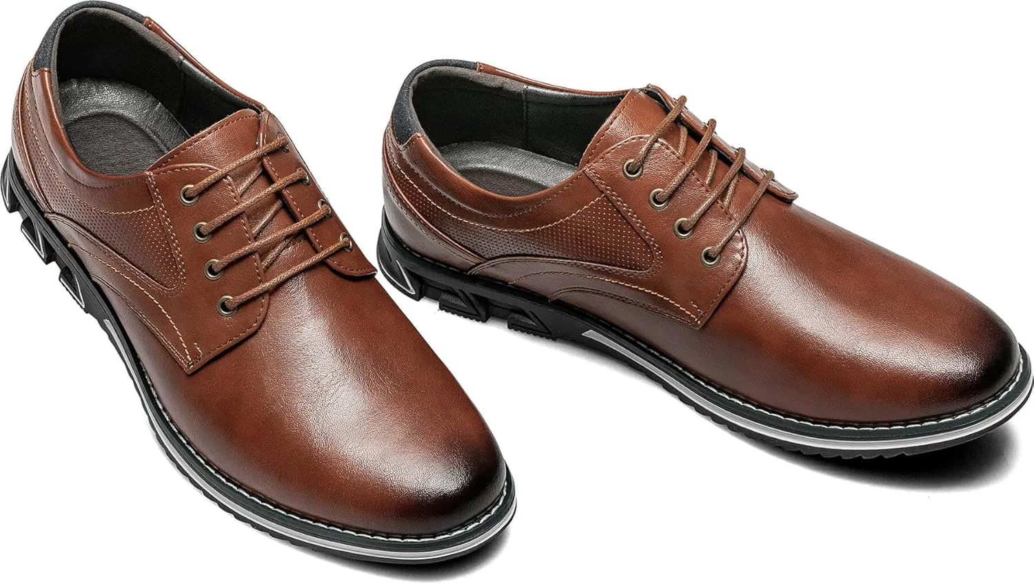 Men's Casual Dress Shoes Comfortable Fashion Dress Sneakers Men Office Classic Mens Oxfords Leather Business Casual Shoes Formal