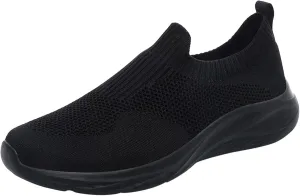 Men's Classic Casual Walking Shoes Casual Sneaker Mesh Breathable Walking Shoe Convenient Elderly Slip On Shoes