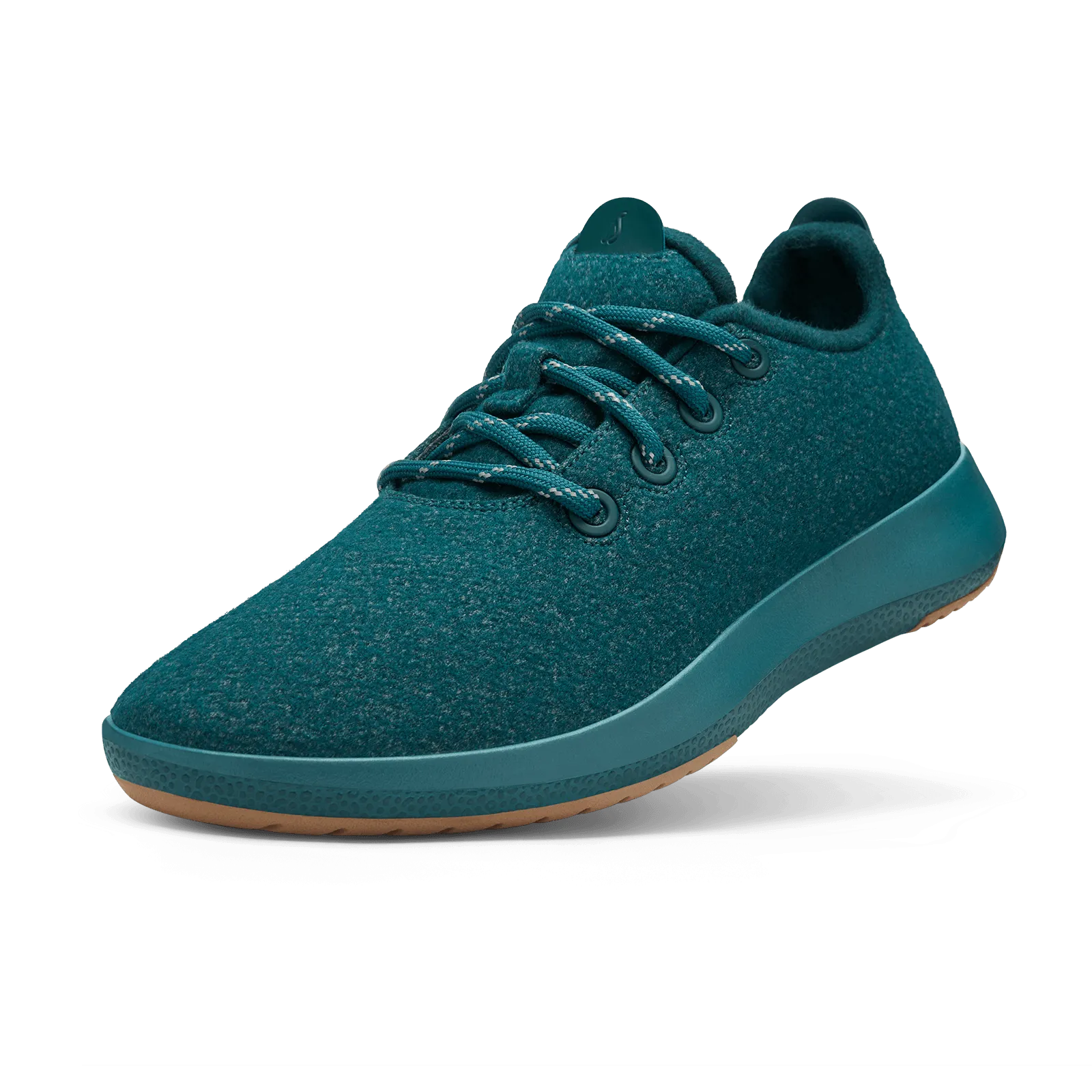 Men's Wool Runner Mizzles - Deep Emerald (Deep Emerald Sole)