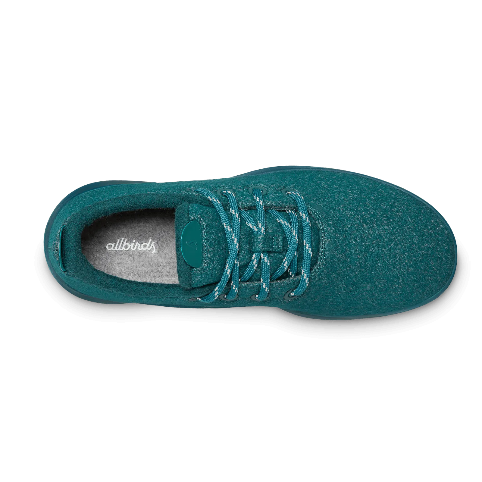 Men's Wool Runner Mizzles - Deep Emerald (Deep Emerald Sole)