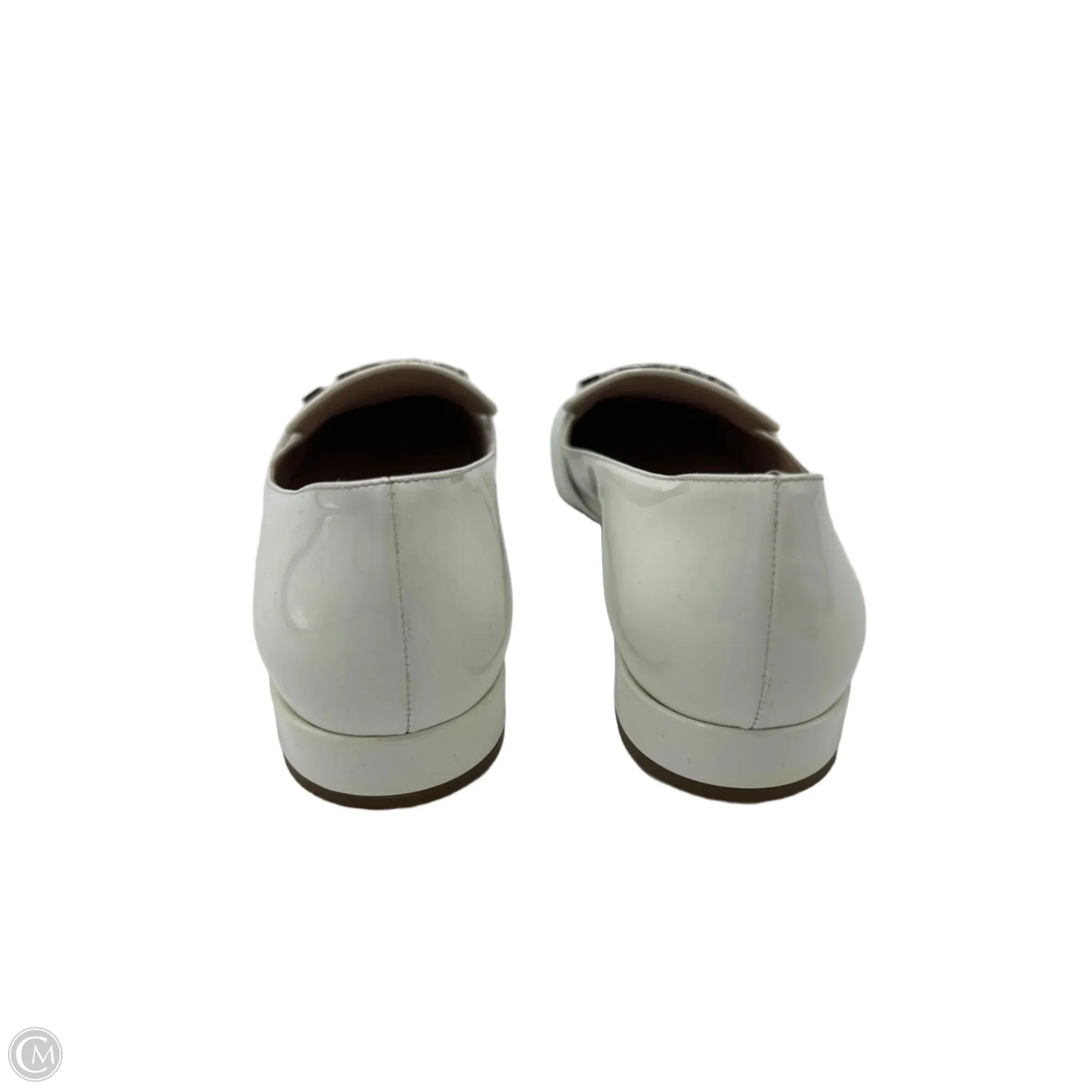 Miu Miu Crystal Luxury Loafers In White, Size: 8 (38)