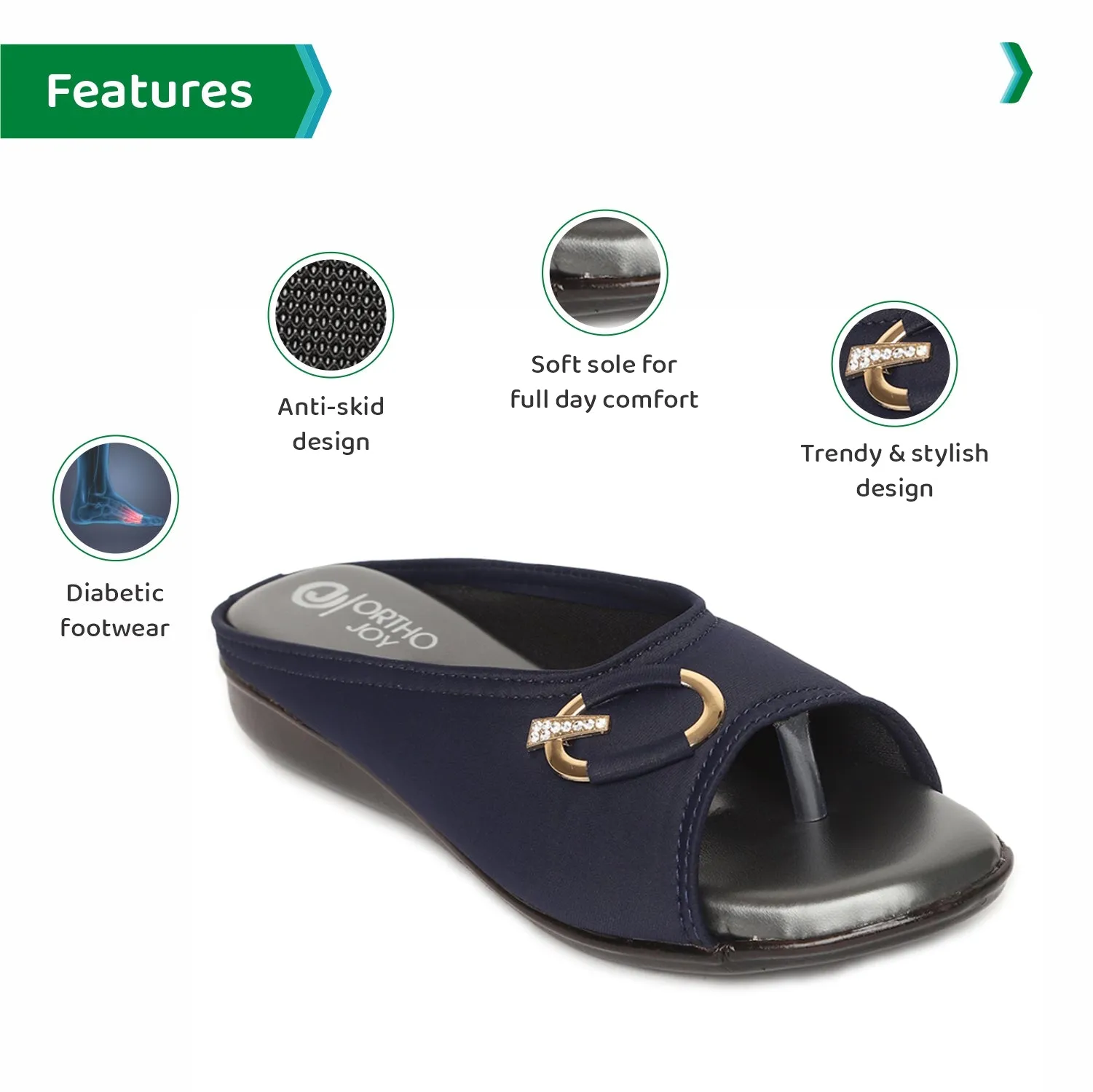 ORTHO JOY Fancy Doctor Slippers