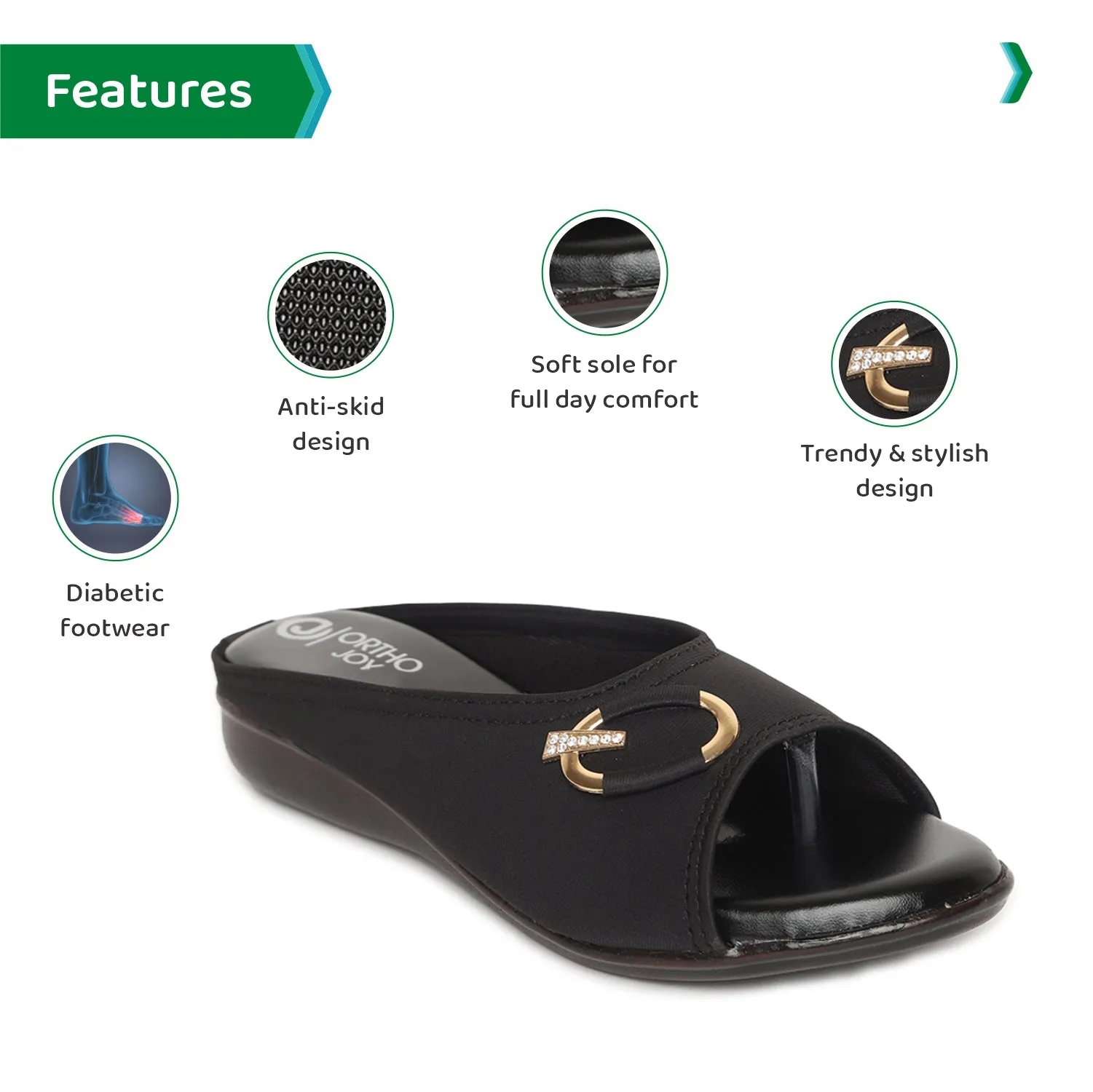 ORTHO JOY Fancy Doctor Slippers