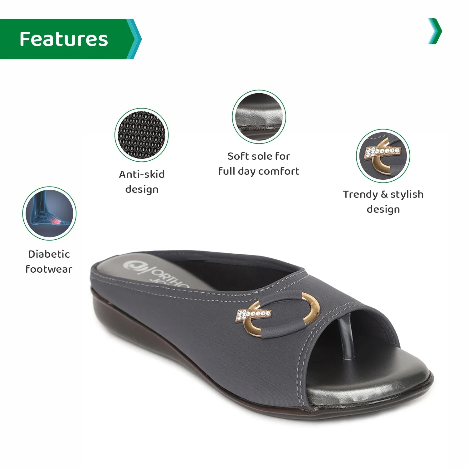 ORTHO JOY Fancy Doctor Slippers