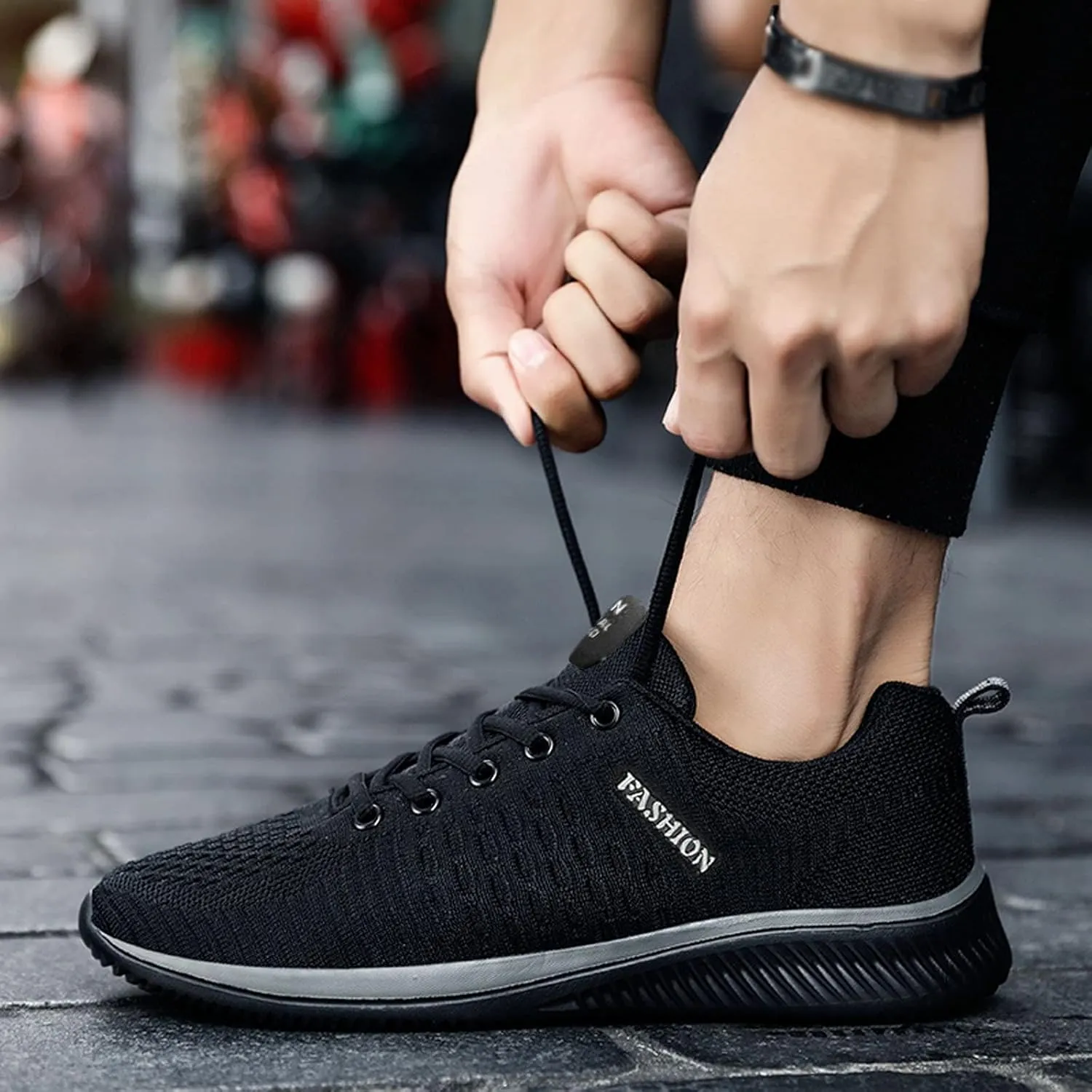 Women's Walking Shoes Mesh Breathable Lightweight Fashion Tennis Shoes Men Walking White Casual Shoes Waterproof Sneakers Brown Tennis Shoe Trainers Shoe