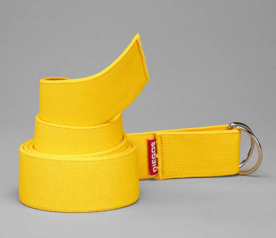 Yellow espadrille canvas